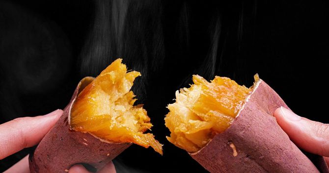 アツアツの焼き芋