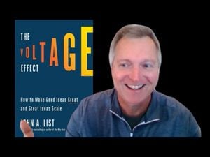 オンラインでインタビューに応じるジョン・リスト教授