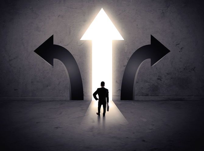 分岐点のイメージ