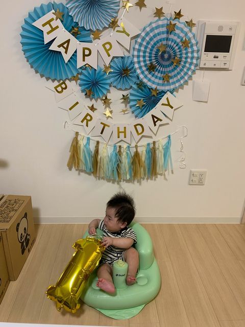 1歳の誕生日。