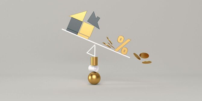住宅ローンの金利のイメージ
