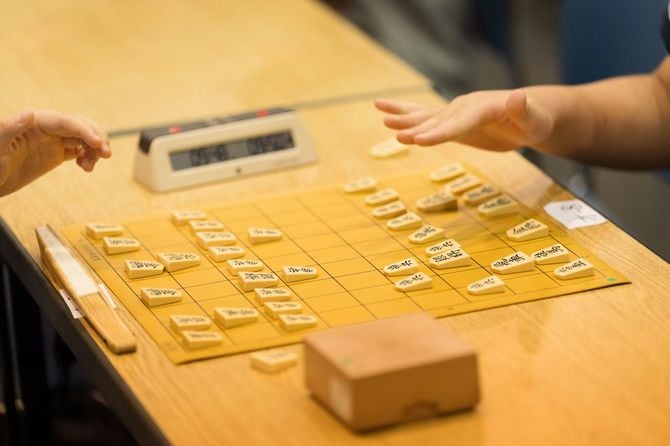 将棋日本シリーズ「こども大会」の様子