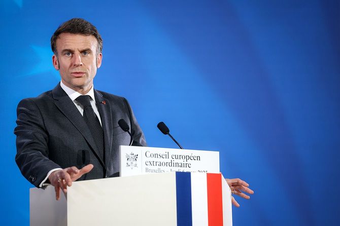 フランスのマクロン大統領