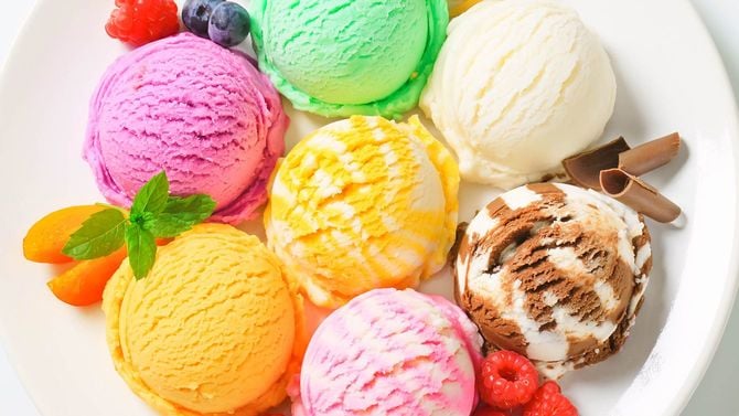 アイスクリーム甘い