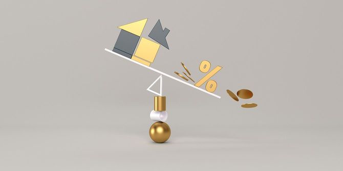 住宅ローンの金利のイメージ