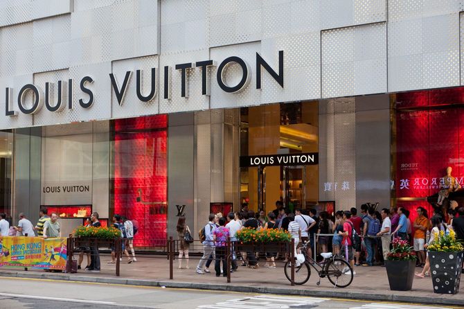 香港にあるルイヴィトン店舗