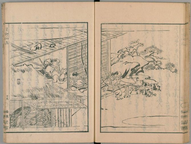 武田勝頼と北条夫人が自刃する場面