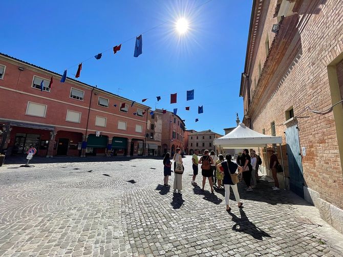 イタリア中部にあるウルバニアの旧市街