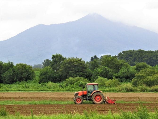 農家のトラクター