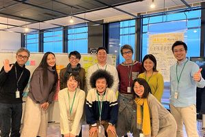 最終報告会後、コモンビートのスタッフとプロボノメンバー