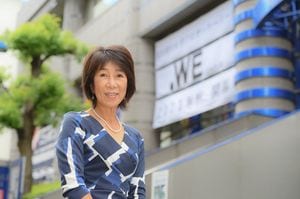 WEリーグ初代チェア岡島喜久子さん。