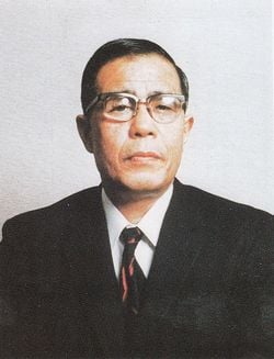 東京スタイルの創業者、住本保吉氏（画像＝国米家巳三『誠実　住本保吉六十五年の軌跡』（住本育英会）より）