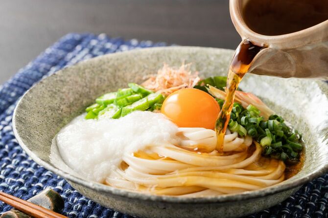 とろろぶっかけうどん