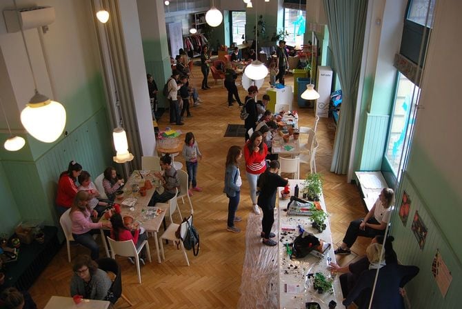 ハンガリー「Single Parents' Centre」の様子