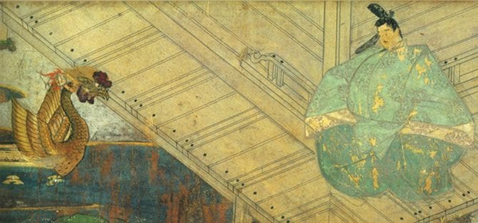 紫式部日記絵巻（部分）