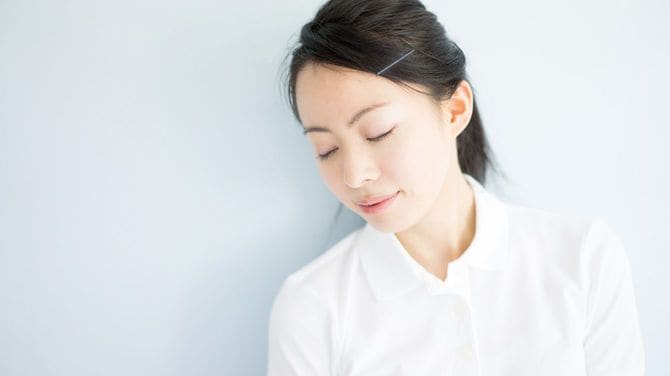 日本人女性のポートレート