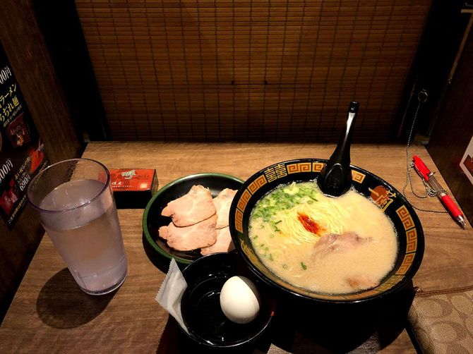 「一蘭」のラーメン