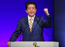 急所を突かれると興奮する安倍首相の性癖