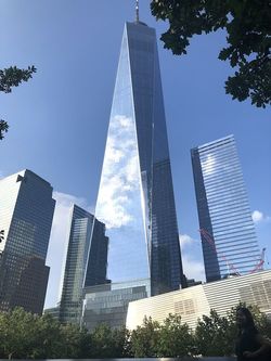 ニューヨークにあるワン・ワールド・トレード・センター。崩壊した世界貿易センタービル跡地に建てられた