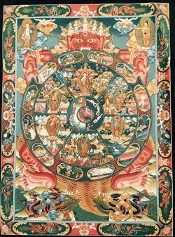 ダルマさんが描いた仏画