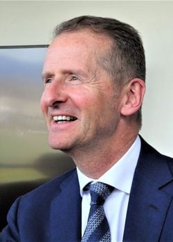 フォルクスワーゲンAG会長ルベルト・ディース氏。「第89回ジュネーブ国際モーターショー」にて。