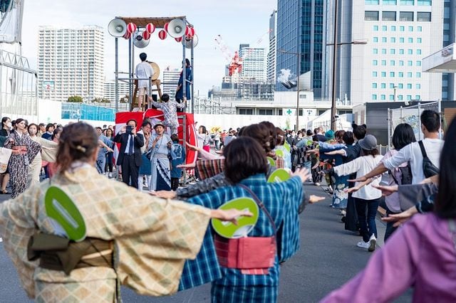 地域と連携したイベントの様子。