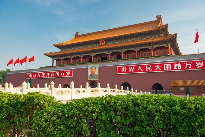 中国、北京の天安門