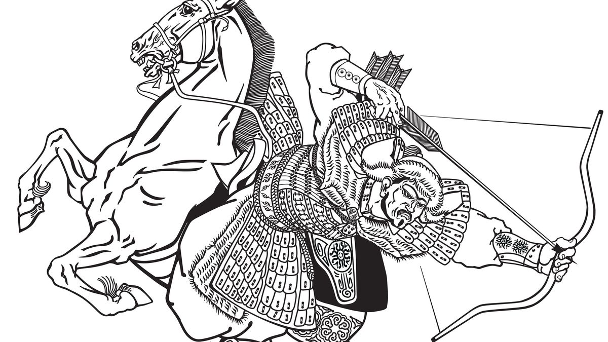 金運が走ってやって来る「馬の絵」です