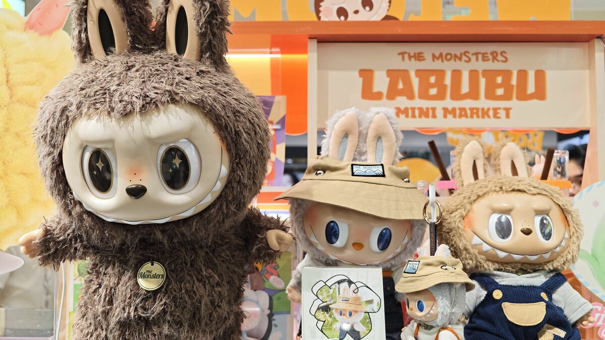 キャット　アフリカインスパイアードデザインLabubuぬいぐるみ 海外限定・新品】アフリカインスパイアードデザインのLabubu