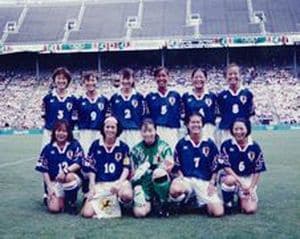 1996年にアトランタオリンピックに出場した日本代表チーム＝本人提供