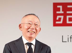 ファーストリテイリングの柳井正会長兼社長。