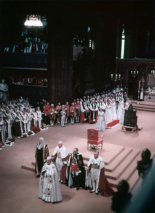 1953年6月2日、エリザベス2世戴冠式