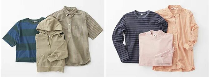 染色加工を施しリメイクした古着