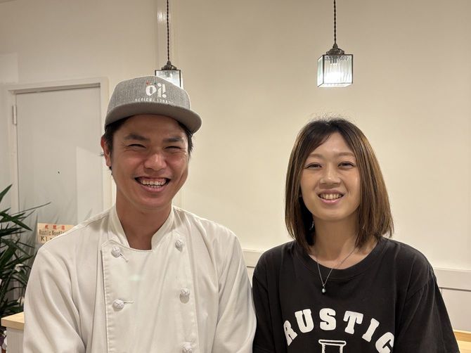 喧嘩は絶えない「未完成の店」を切り盛りする田中貴志さんと妻の有香さん