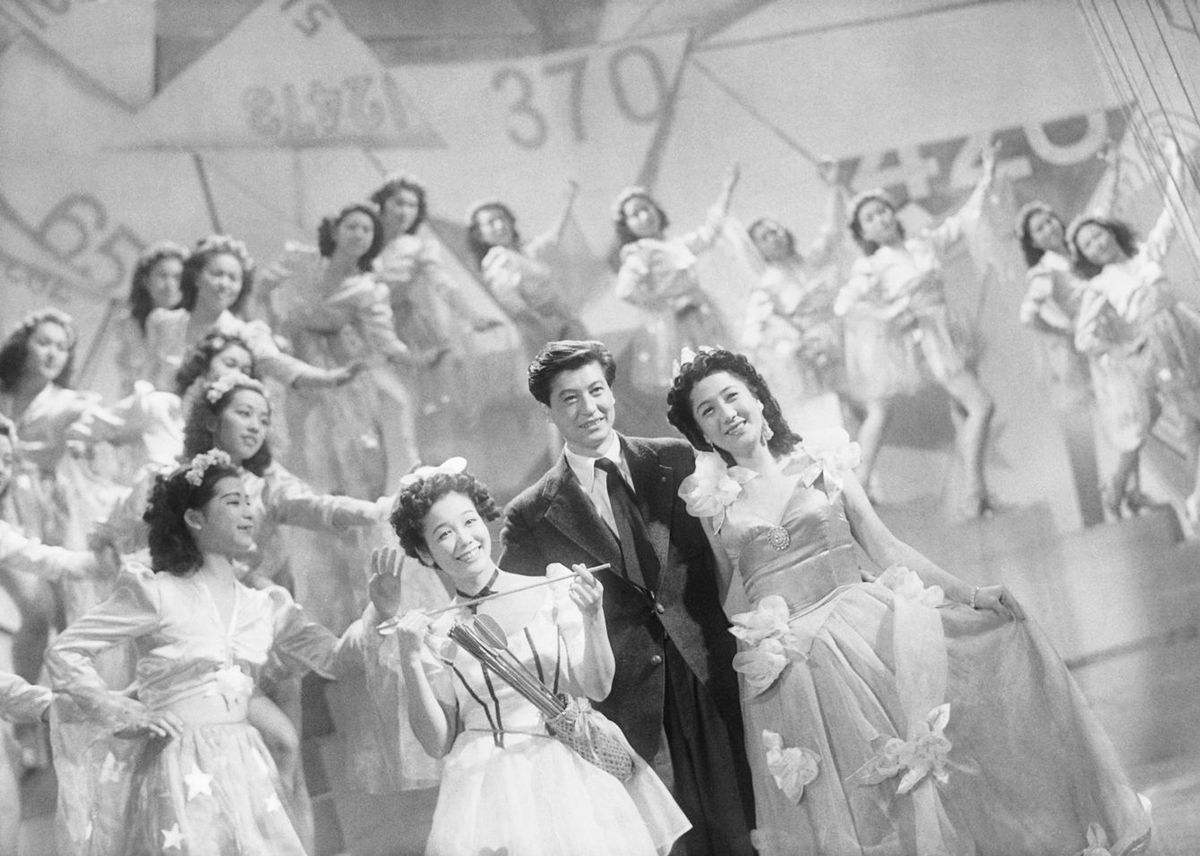 笠置シヅ子が劇中で「東京ブギウギ」「センチメンタル・ダイナ」を歌う映画『春の饗宴』（1947年東宝）。ホームドラマチャンネルで4月7日放送