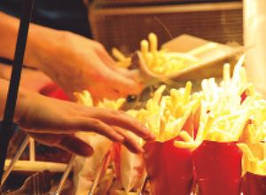 マクドナルドのフライドポテト。