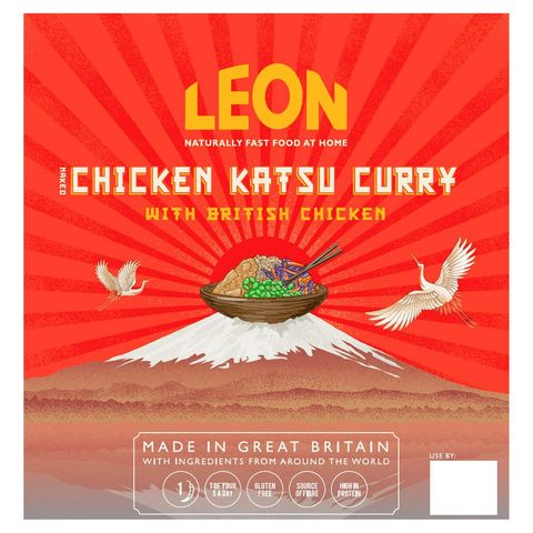 Leonのカツカレーイメージイラスト