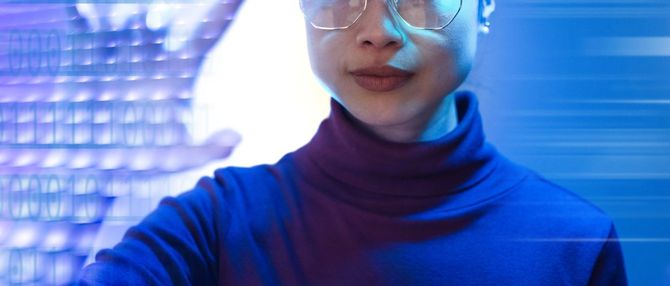 タッチスクリーンで作業