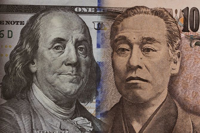 日本円と米ドル