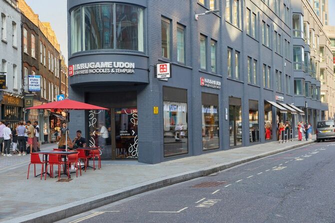 昨年7月に欧州初進出した丸亀製麺ロンドン店