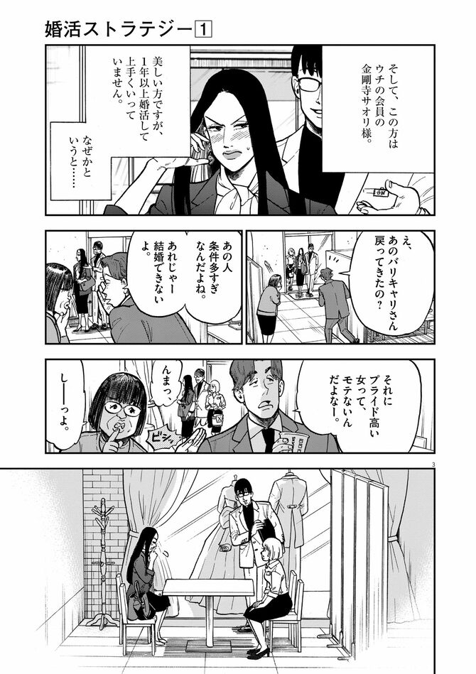 『婚活ストラテジー』©兎中晋二・藤川よつ葉／小学館