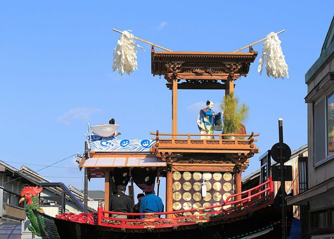犬山祭りで実演された山車からくり