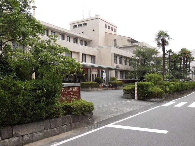 熊本市内にある慈恵病院(こうのとりのゆりかご)、2020年