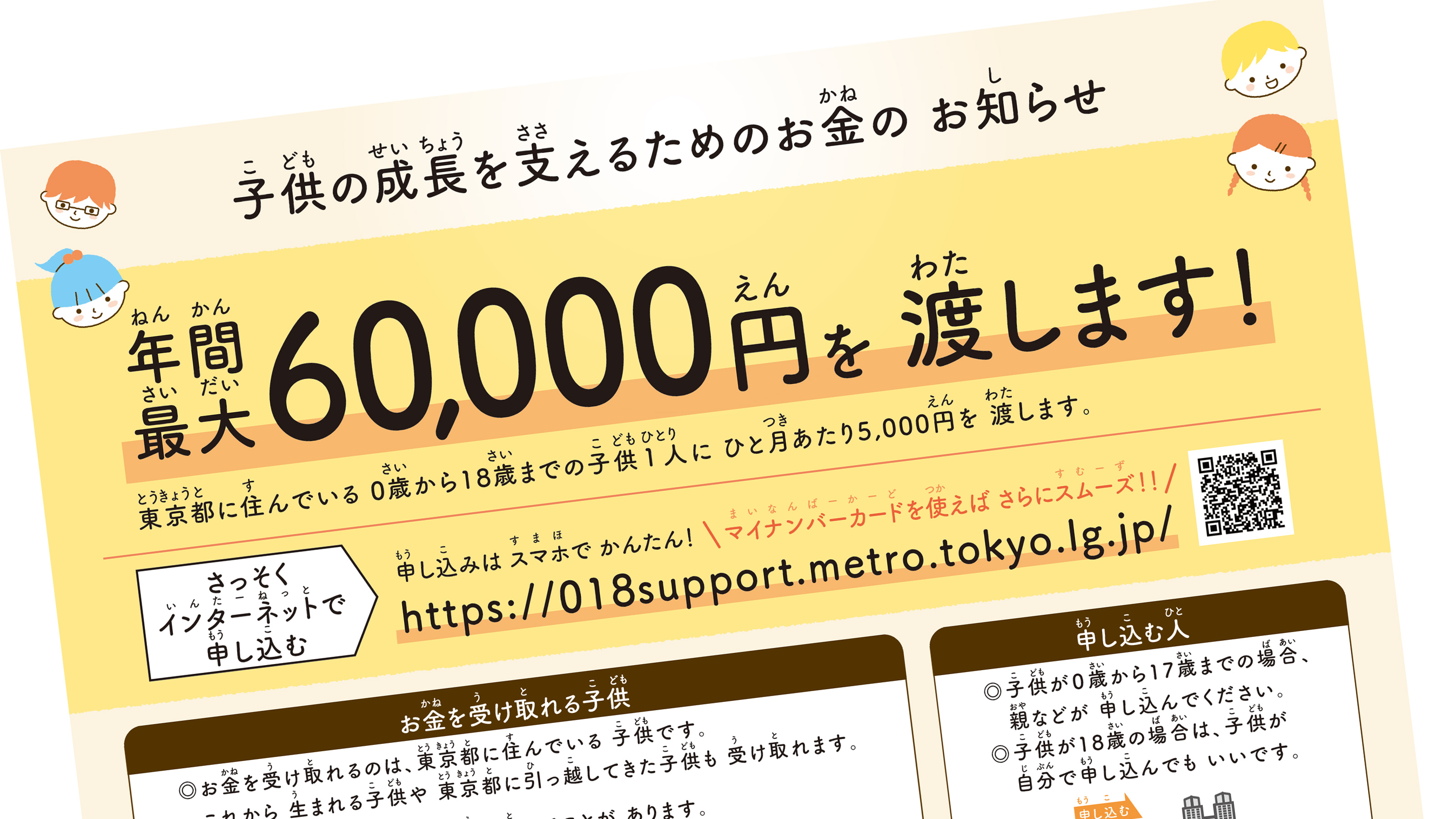 これで一発クリア…6児のママFPが教える東京都の子供給付金｢018サポート