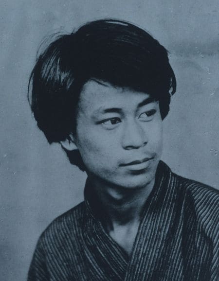 20歳の頃の富太郎。地元土佐にて。