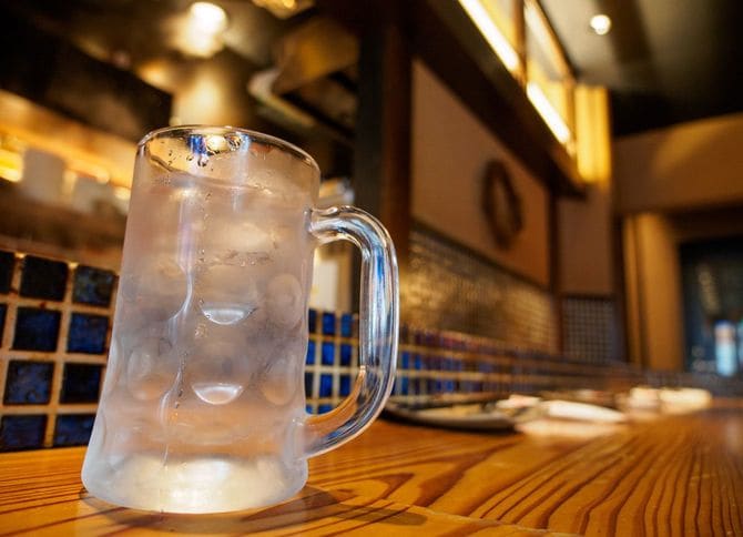 空になったビールジョッキ