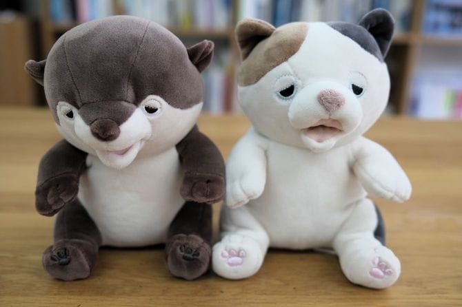 「ねむねむアニマルズ」とのコラボで生まれたゆず&コタロウの甘噛みハムハム