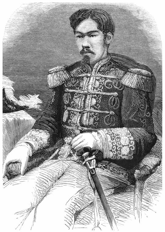 明治天皇（1852-1912／彫刻画）