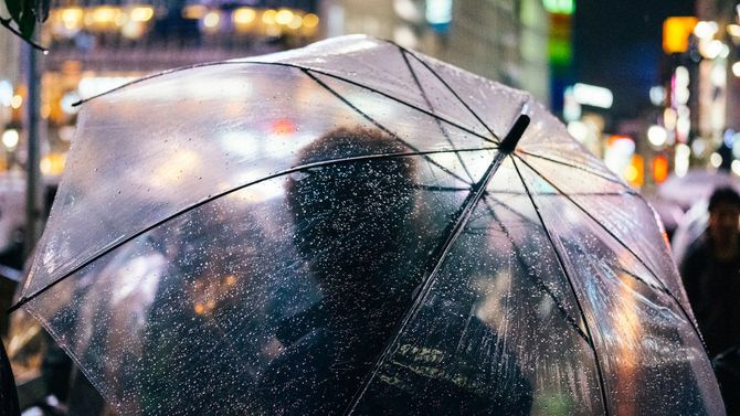 雨の降る渋谷