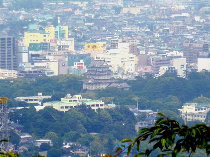 石垣山一夜城から望む小田原城